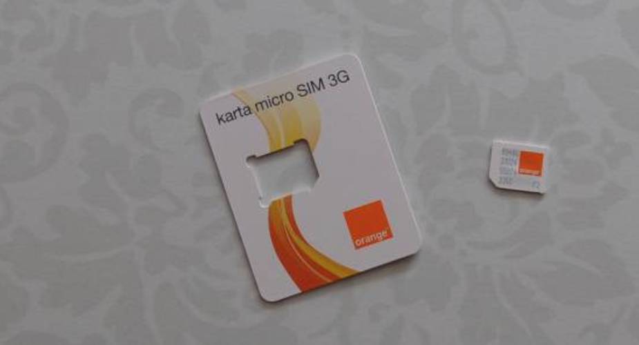 Rzut okiem na kartę Micro SIM z Orange MyApple.pl