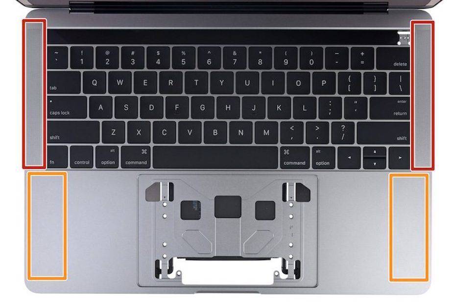 MacBook Pro 2016 głośniki