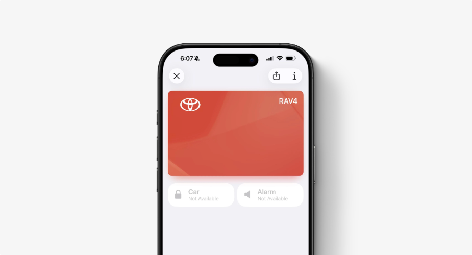 Toyota RAV 4 2026 (US) ze wsparciem dla Apple Car Key