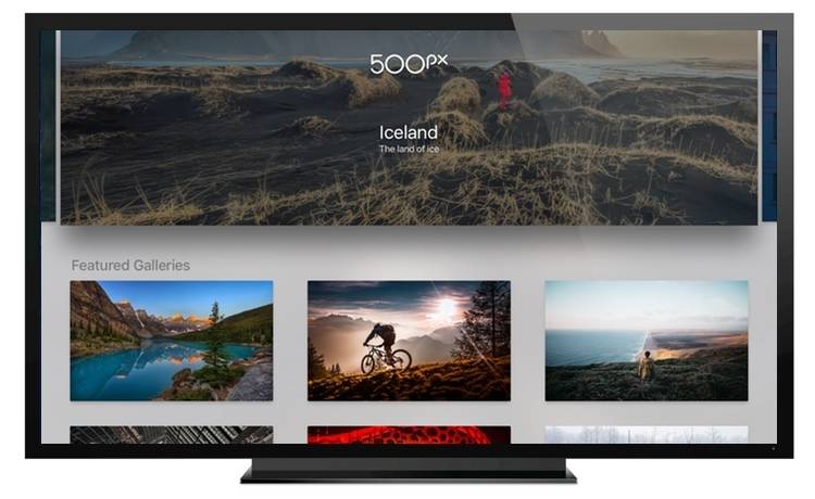 500px Apple TV