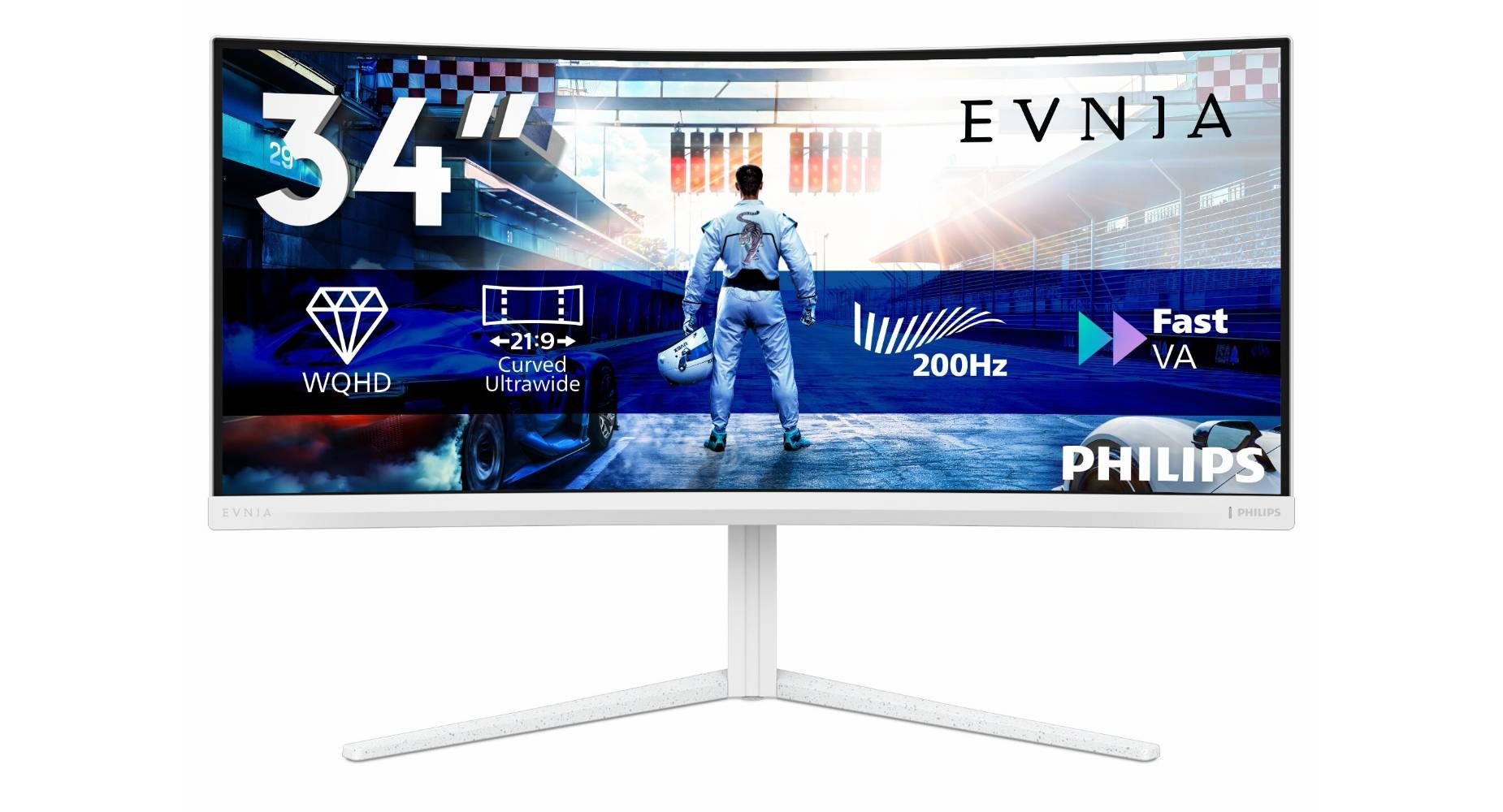 Philips zaprezentował nowy monitor Evnia 34M2C5601QA do gier i pracy