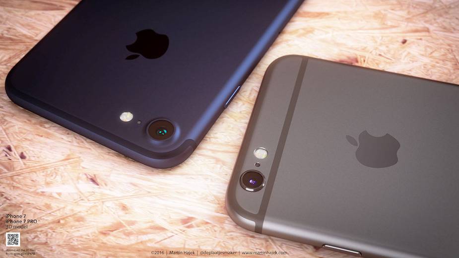 iPhone 7 & iPhone 7 Pro in dark blue