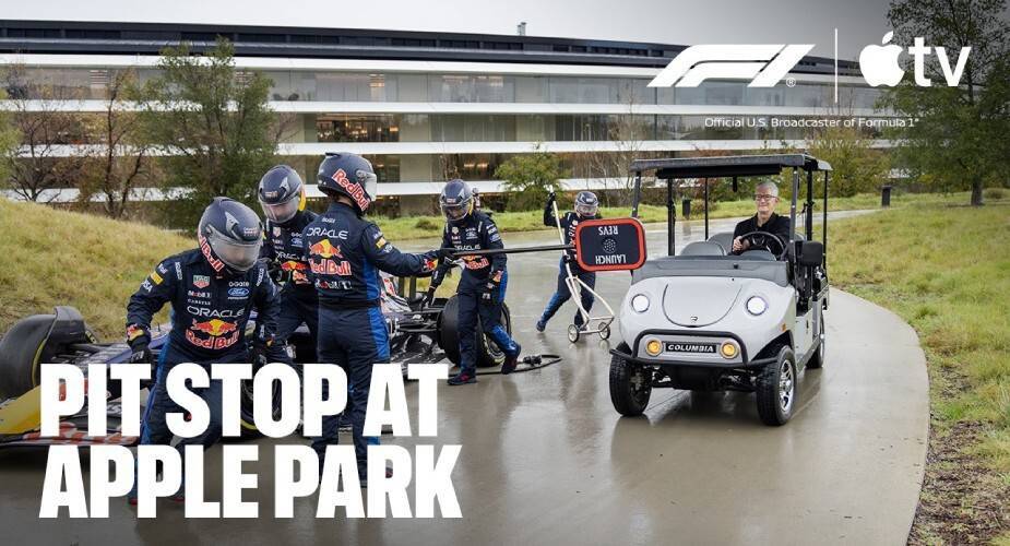 Tim Cook wystąpił w reklamie promującej współpracę Apple z F1