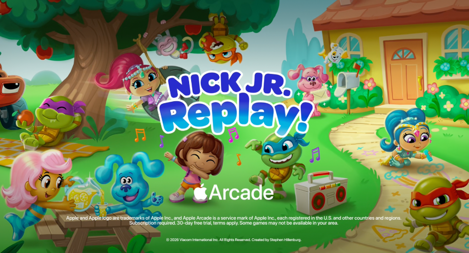 Nieskończona zabawa dla całej rodziny na Apple Arcade za sprawą Nick Jr. Replay! od 7 maja