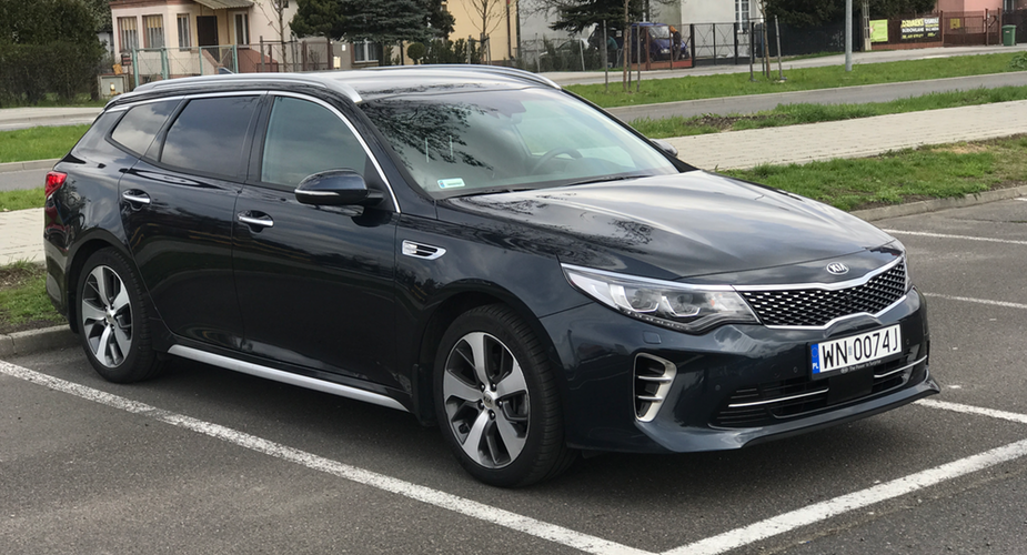 Kia Optima gt line 2017 черная
