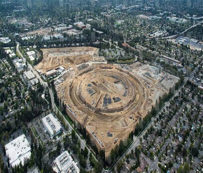 New Apple campus in Cupertino