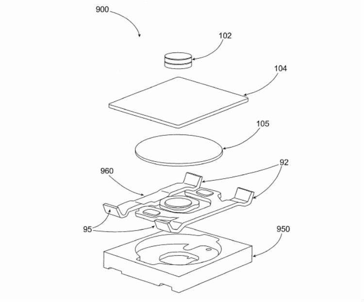 Patent Liquidmetal Home przycisk