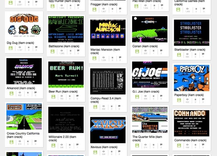 internet archive Apple II games