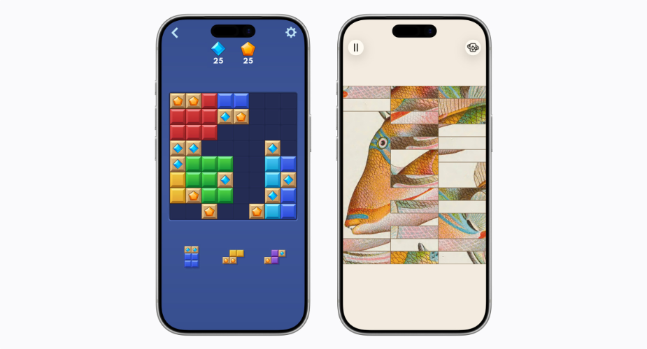 Katalog popularnych gier logicznych Apple Arcade poszerza się o Block Blast!+ i Art of Fauna: Cozy Puzzles+