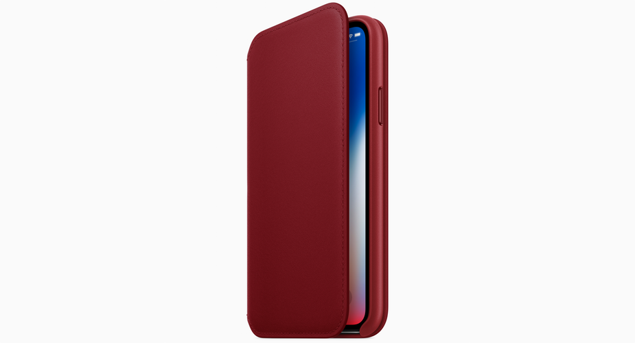 Etui folio iPhone X PRODUCT(RED)