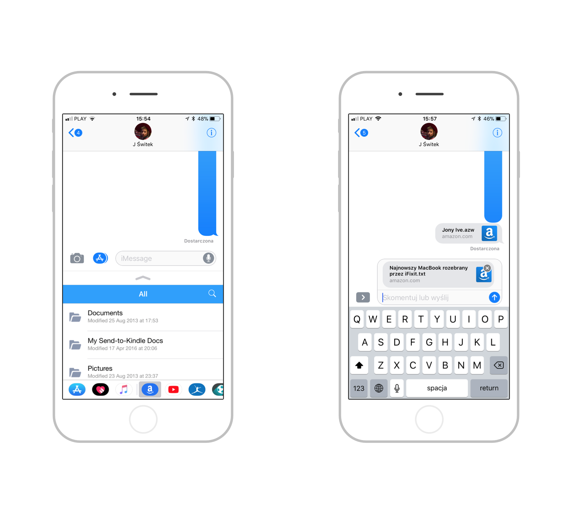 Amazon Drive ze wsparciem dla iMessage