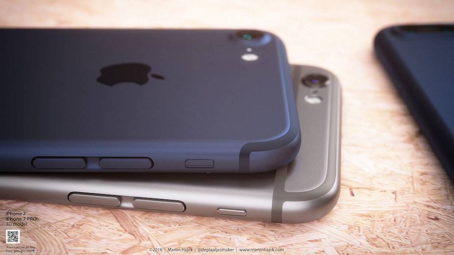 iPhone 7 & iPhone 7 Pro in dark blue