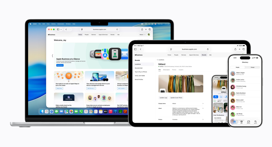 Apple zaprezentowało Apple Business - kompleksową platformę dla małych i dużych firm - informacja prasowa
