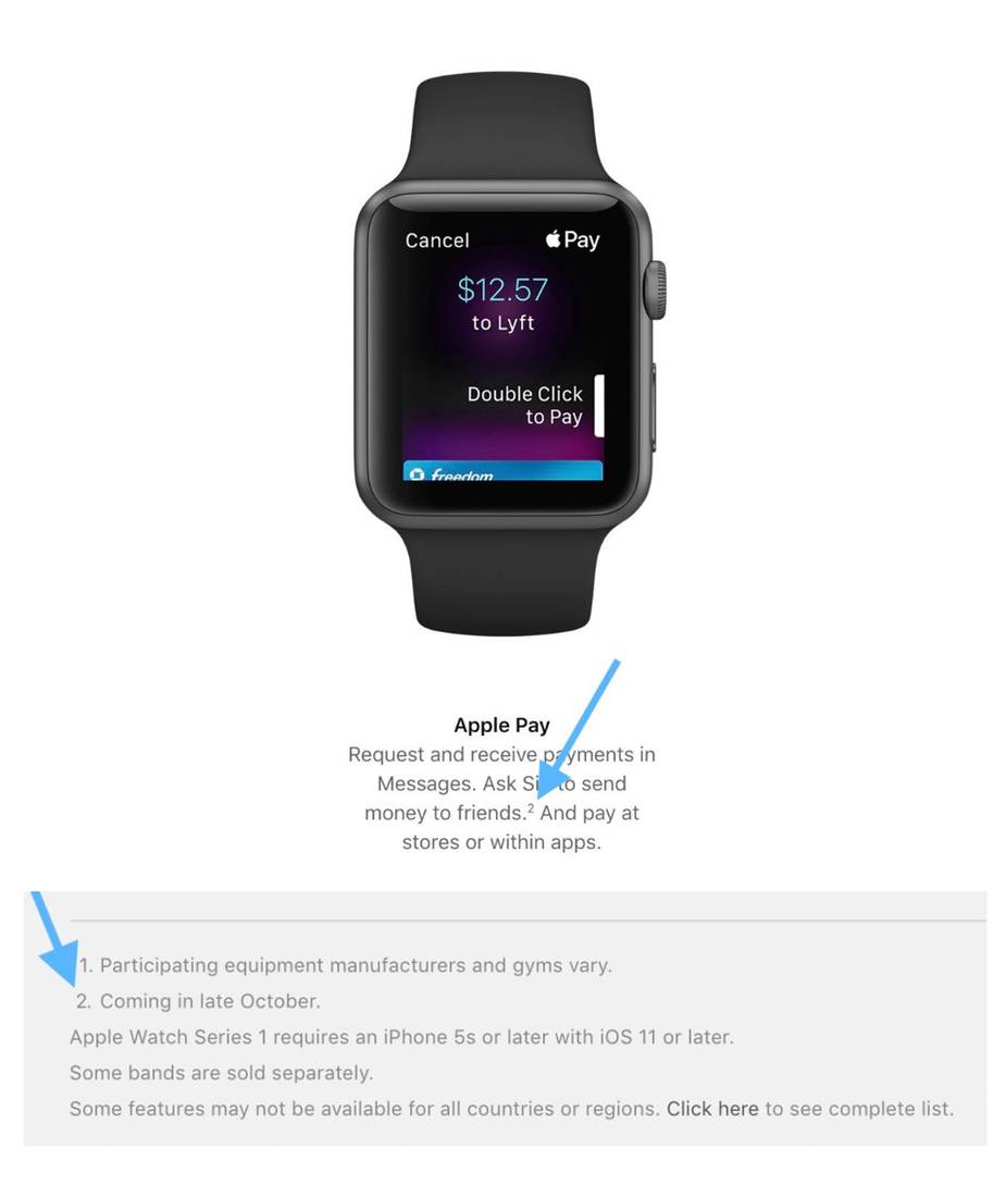Apple Watch Apple Pay Cash