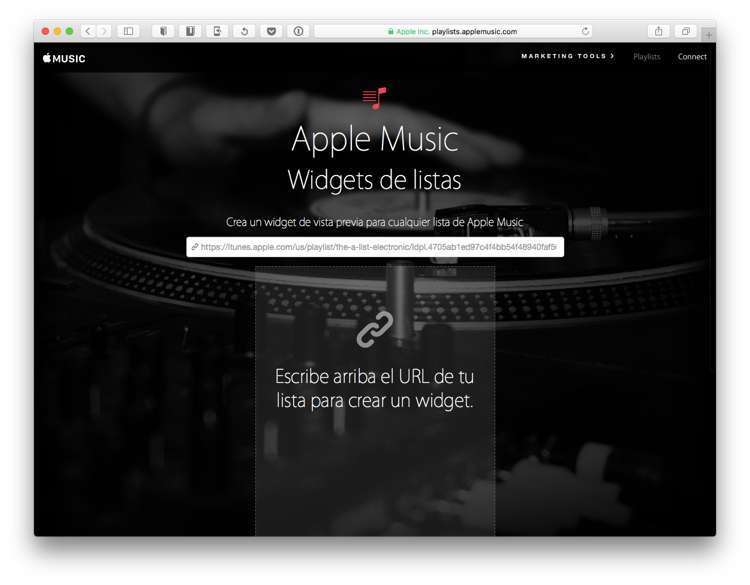 Apple Music widget