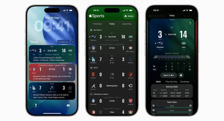 Apple Sports z obsługą Ekstraklasy oraz dodatkowych lig