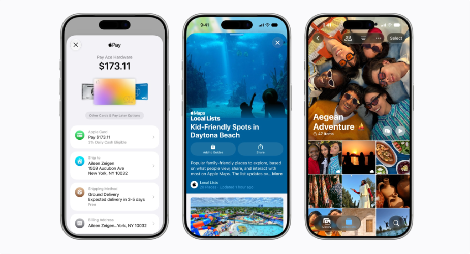 Apple wprowadza do usług innowacyjne funkcje i inteligentne rozwiązania